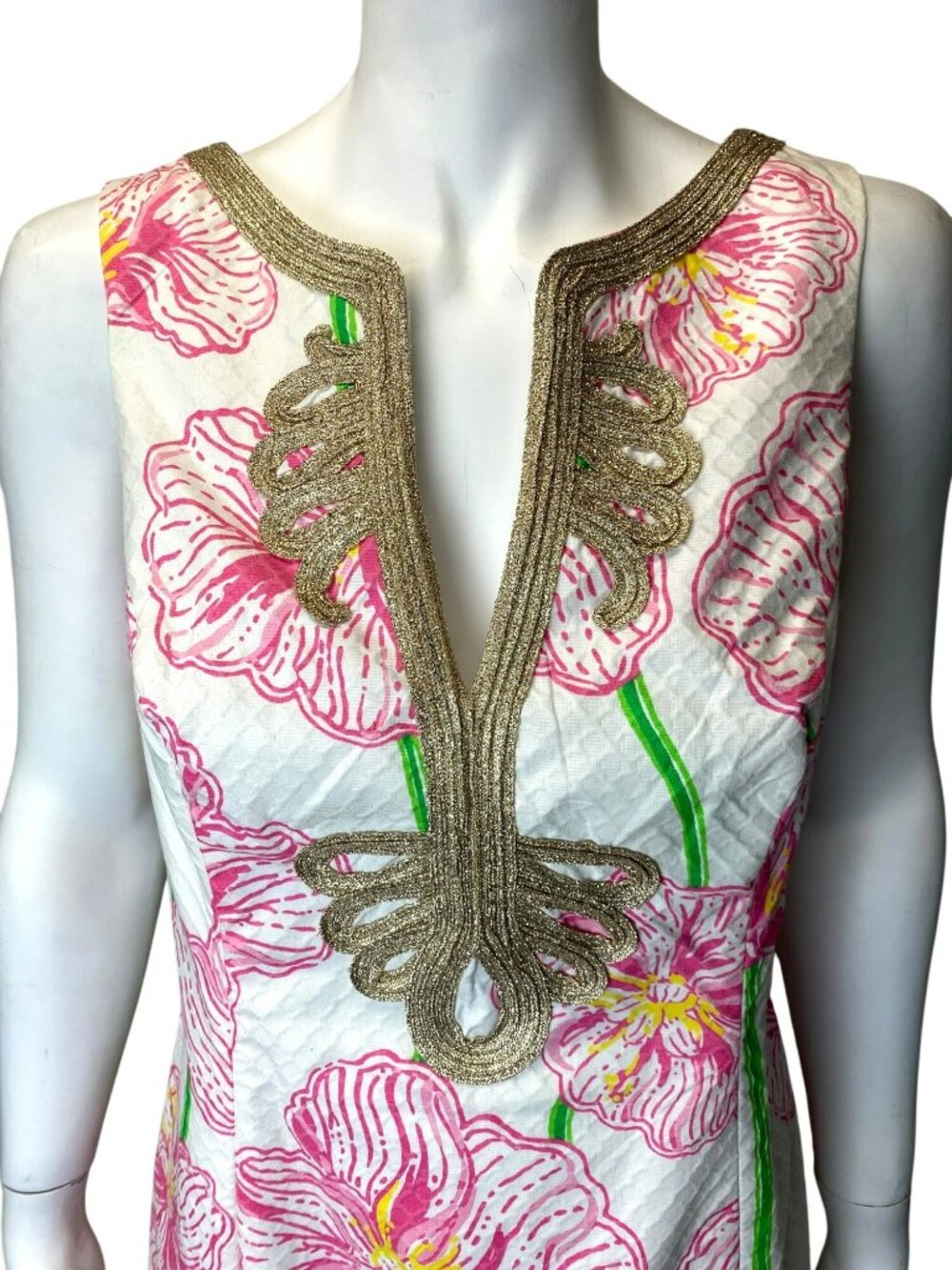 Lilly Pulitzer Janice Shift Dress Sleeveless Clover Cup Floral Print Size 10 NWT - Picture 5 of 10
